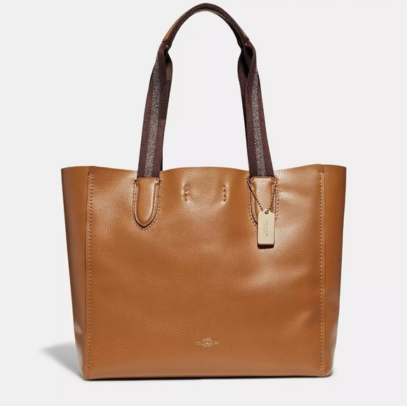 Coach Derby Brown Tote - Picture 1 of 10